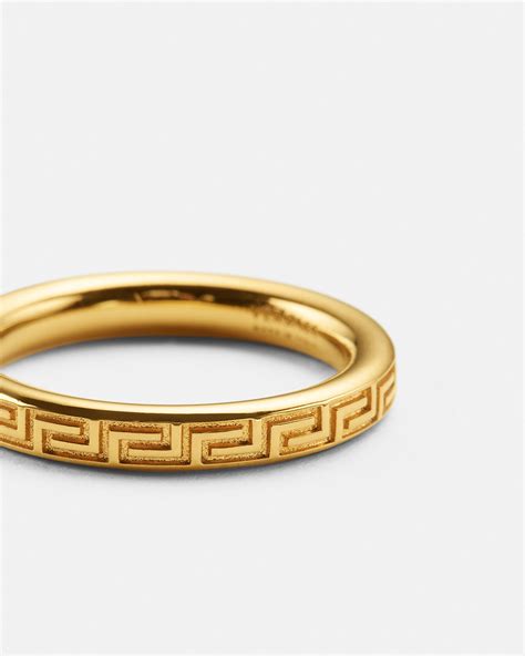 versace anello vistoso con chiave greca|Anello Greca Oro .